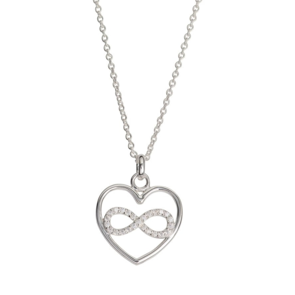 Sterling Silver 925 Pendant With CZ Incl. Chain