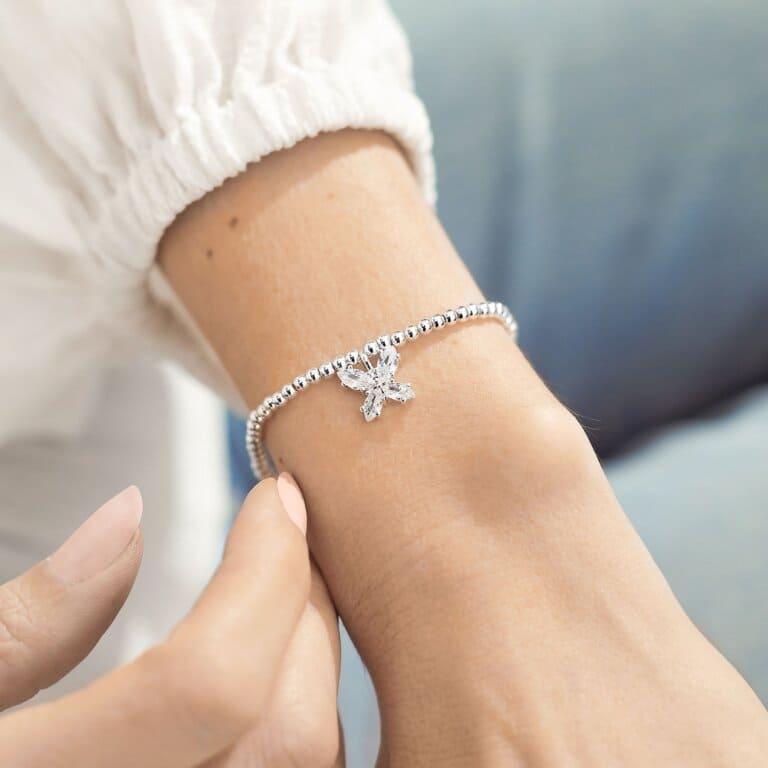 A Little | Make Every Day An Adventure | Silver | Bracelet | 17.5cm Stretch