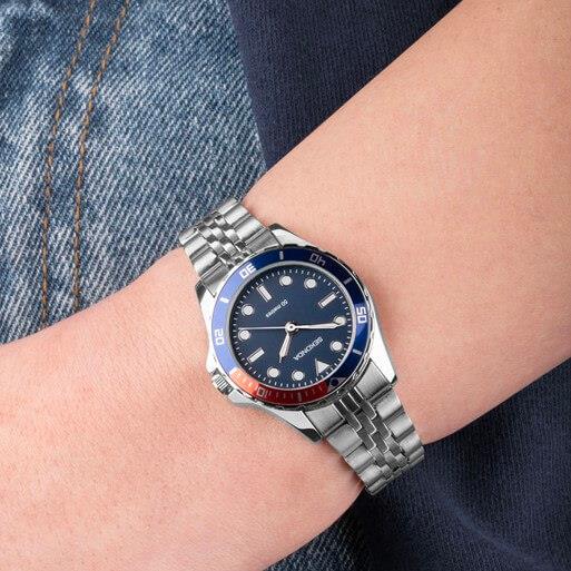 Balearic Blue Dial With Alloy Case & SS Bracelet Strap Ladies Watch