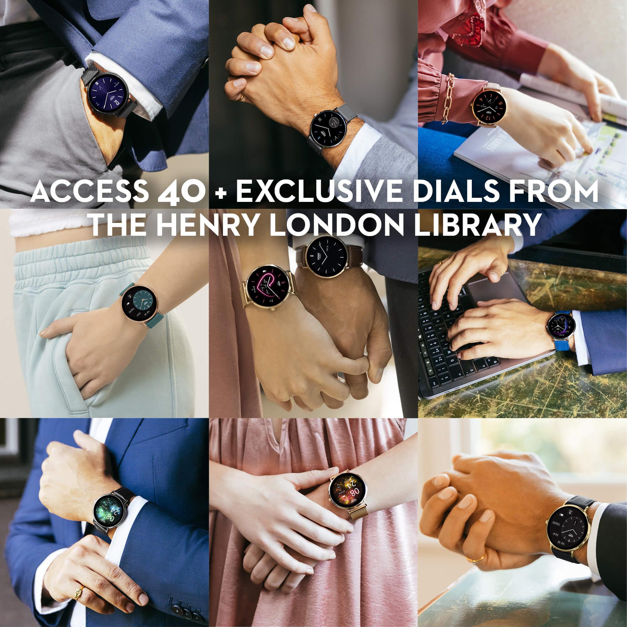 Smart Navy Silicone Strap Watch