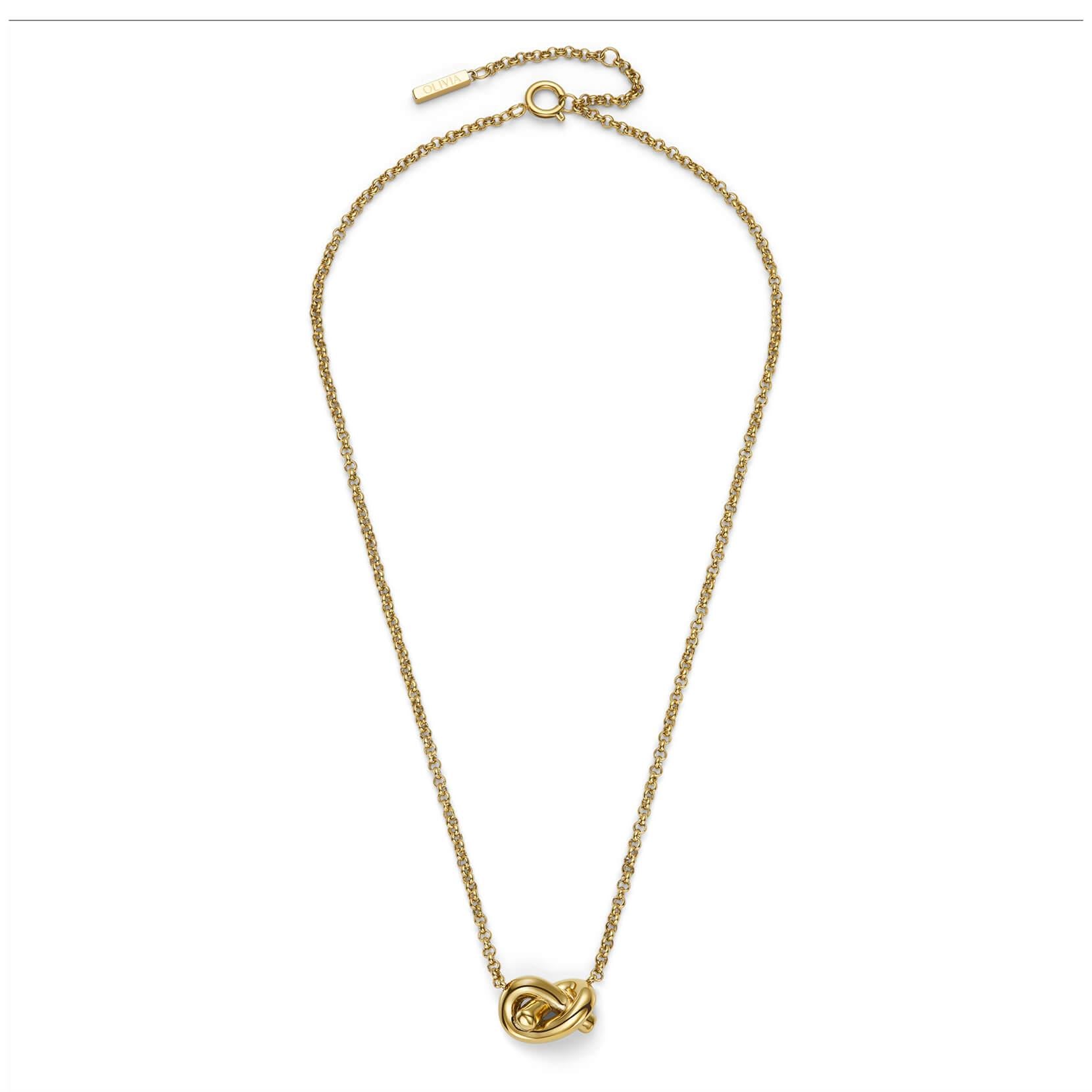 Classic Lover's Knot Gold Plated Necklace