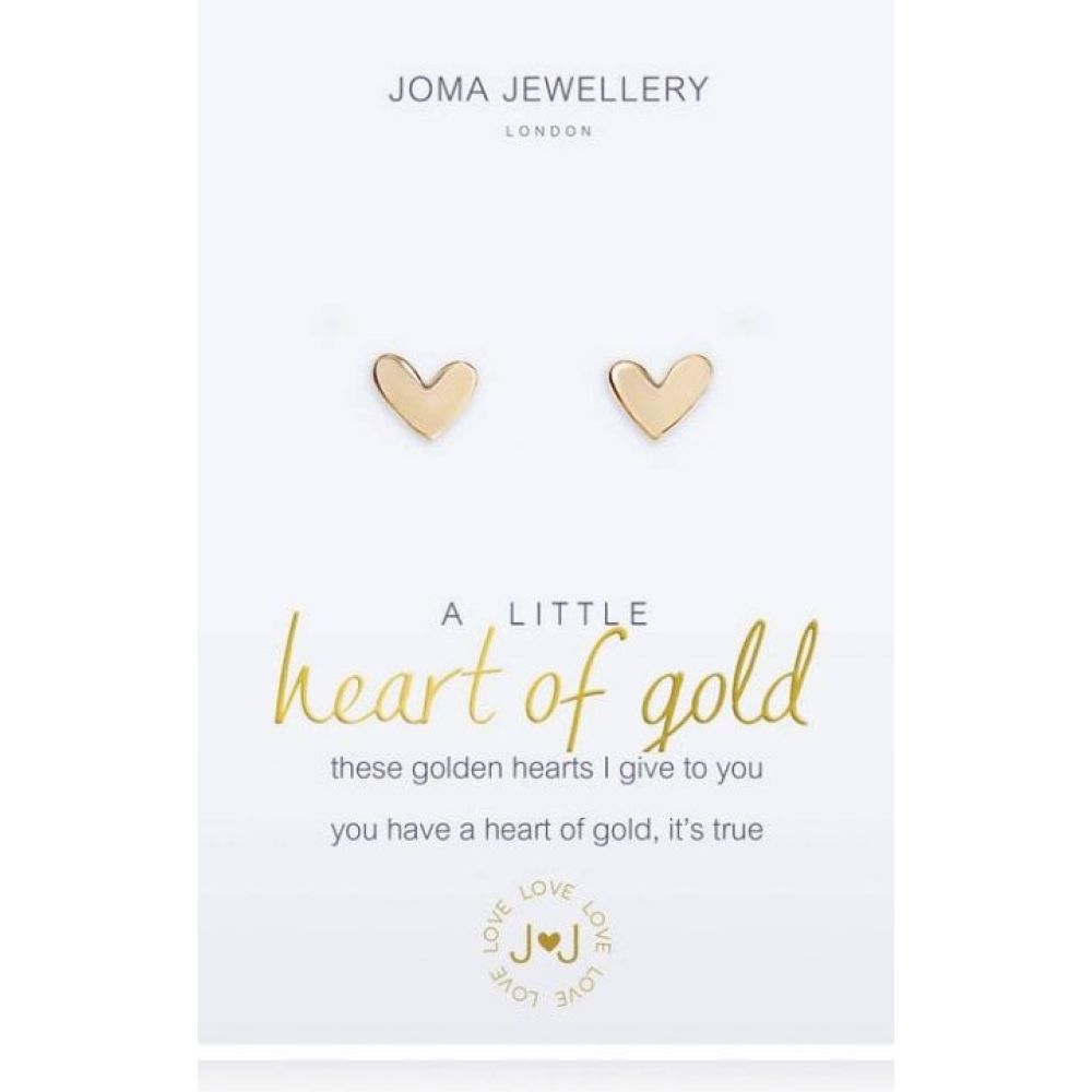 A Little Heart Of Gold Earrings
