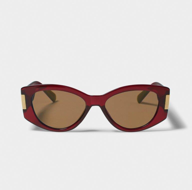 Rimini Sunglasses - Deep Red