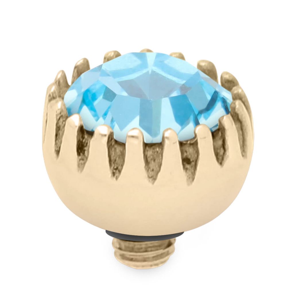 London Small (G/P) 8mm Aqua Bohemica Top