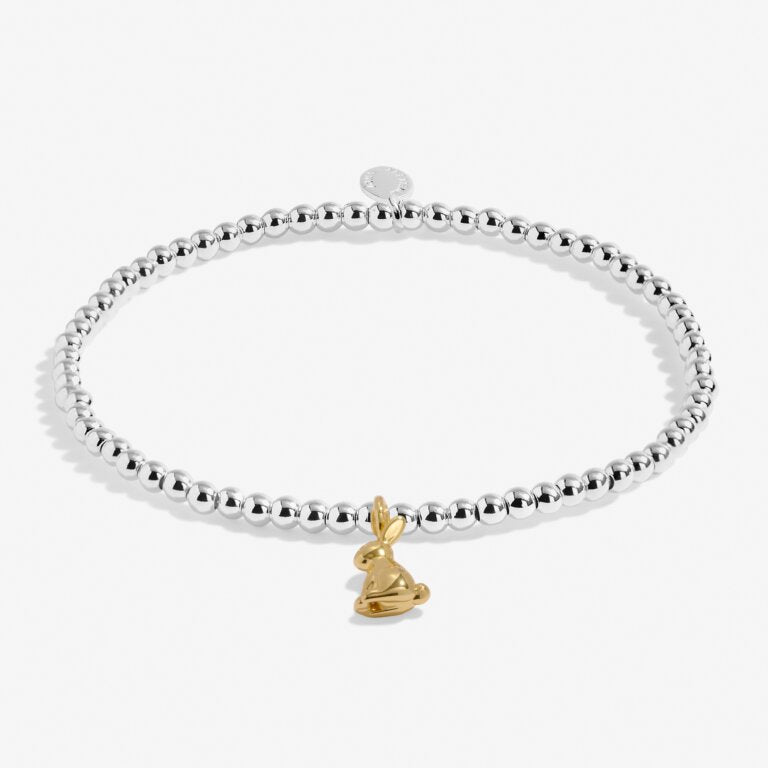 Kid's A Little 'Happy Easter' Silver & Gold Plated Bracelet