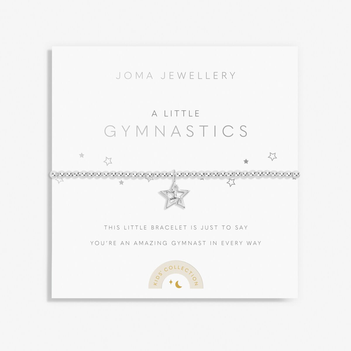Kid's A Little 'Gymnastics' Silver Plated Bracelet