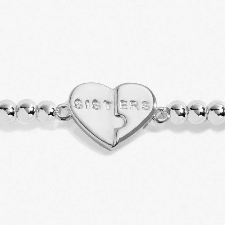 Kid's A Little 'Sisters Together Forever' Silver Plated Bracelet