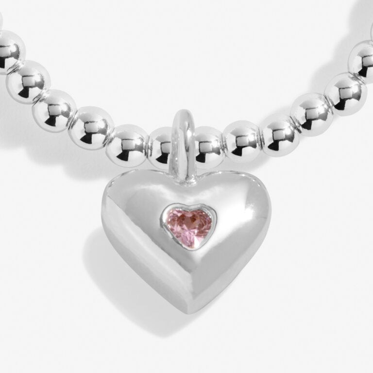 Kid's Confetti A Little 'Just For You Birthday Girl' Silver Plated Bracelet