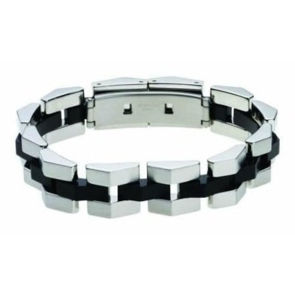 Gents Stainless Steel Id Polished Bracelet