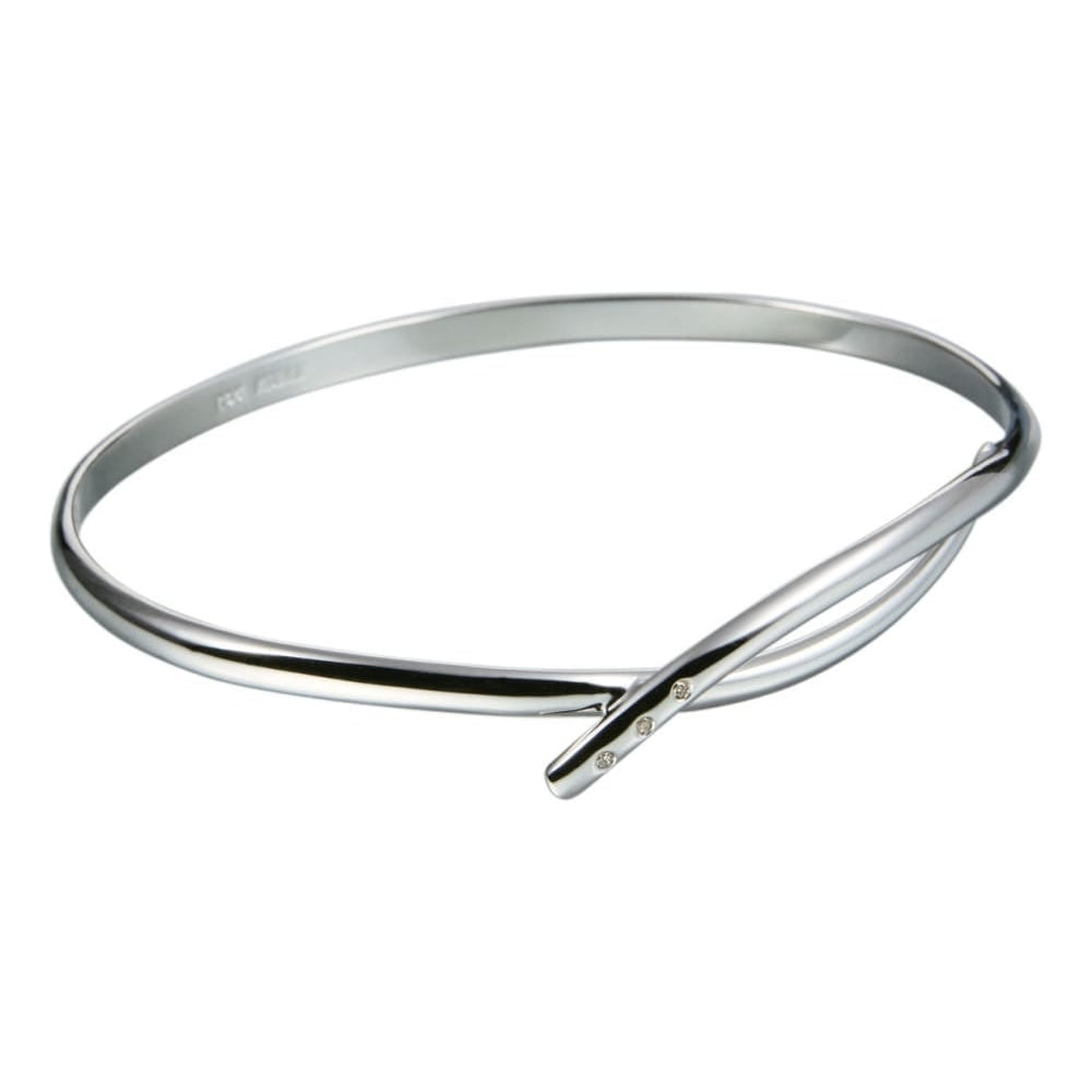 Alluring Sterling Silver Bangle