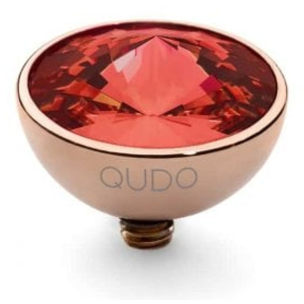 Famosa Rose Gold 11.5mm Bottone Ring Top Light Siam
