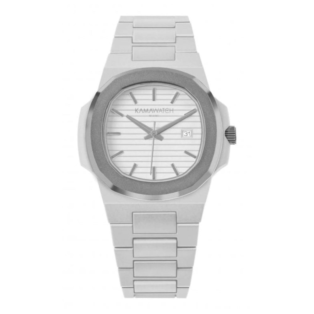 Fix Navy Blue & Silver Tone Wristwatch