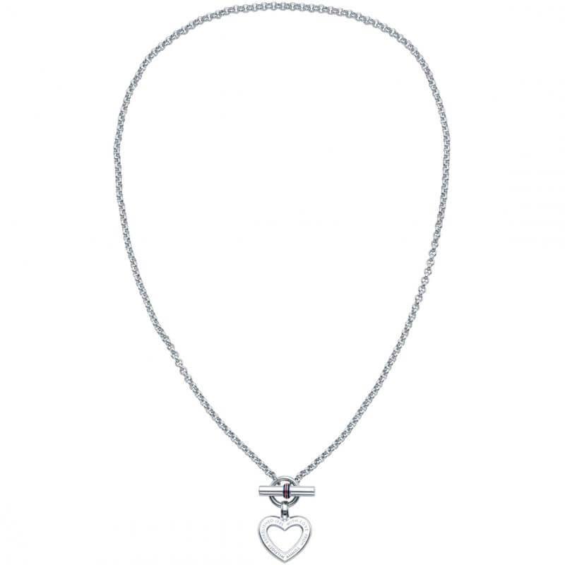 Classic Signature Heart Steel Necklace