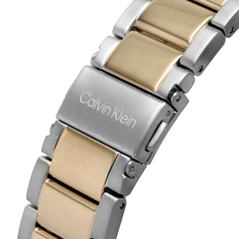 Gauge Grey Chronograph Two Tone Bracelet Strap Gents Watch