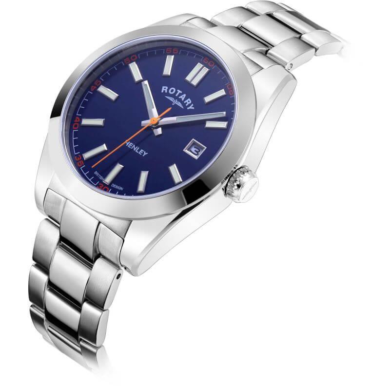 Henley Quartz Sapphire Blue Dial Gents Watch