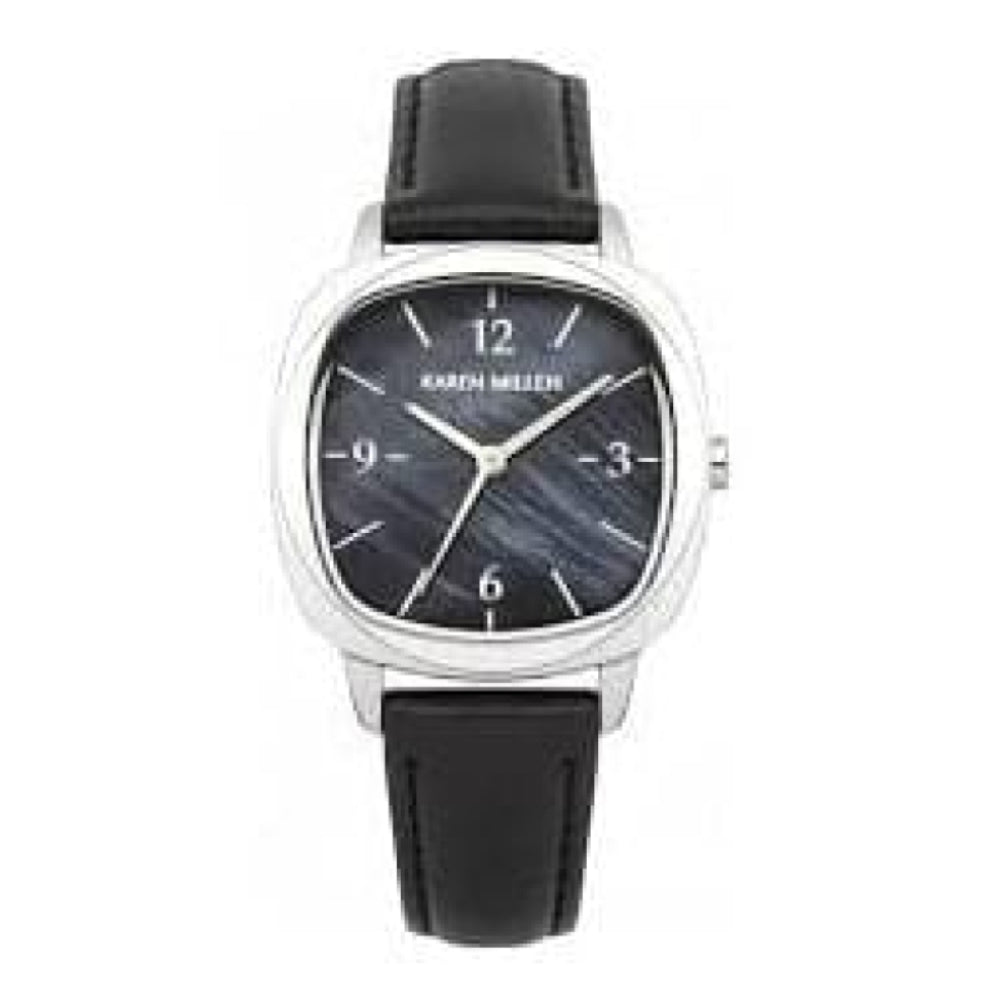 Ladies Quartz Analogue Timepiece With Black MOP Dial