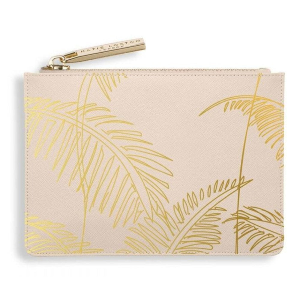 Palm Print Card Holder | Nude Pink | 12.5 X 8.5cm