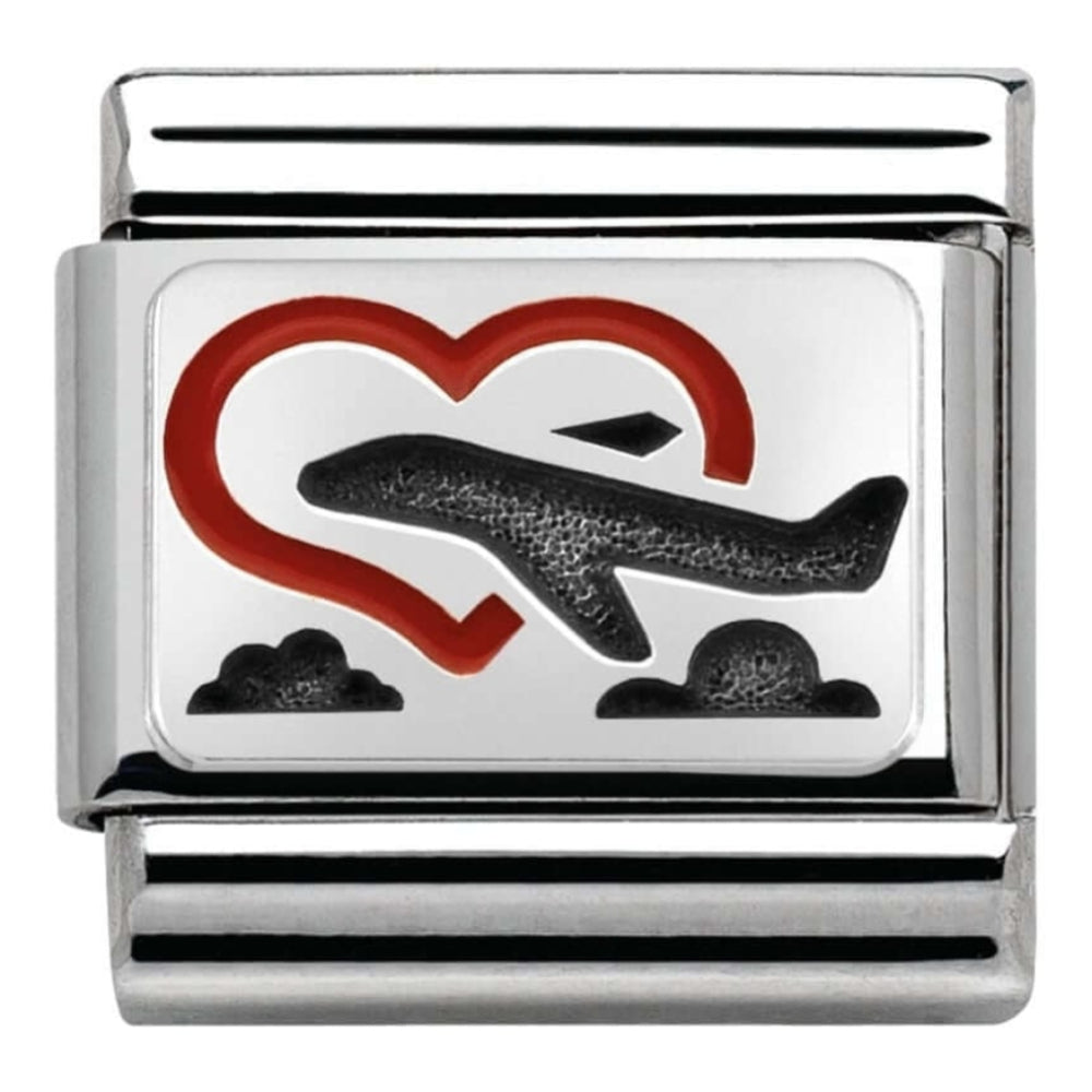 Classic Honeymoon Plane Heart Link