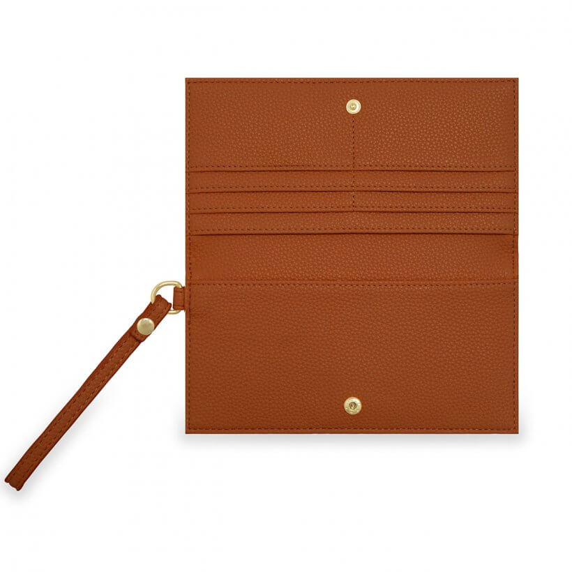 Cleo Wristlet | Cognac