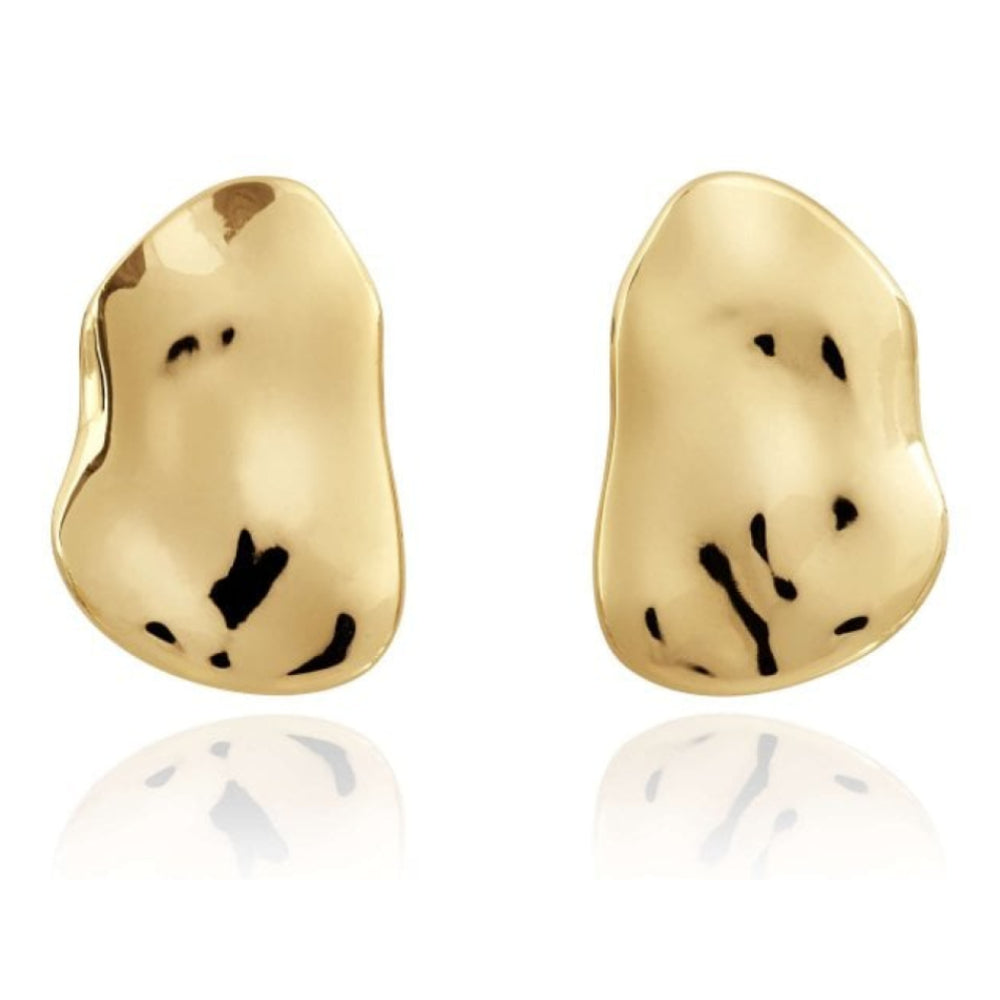 Statement Earrings | Hammered Gold | Earrings