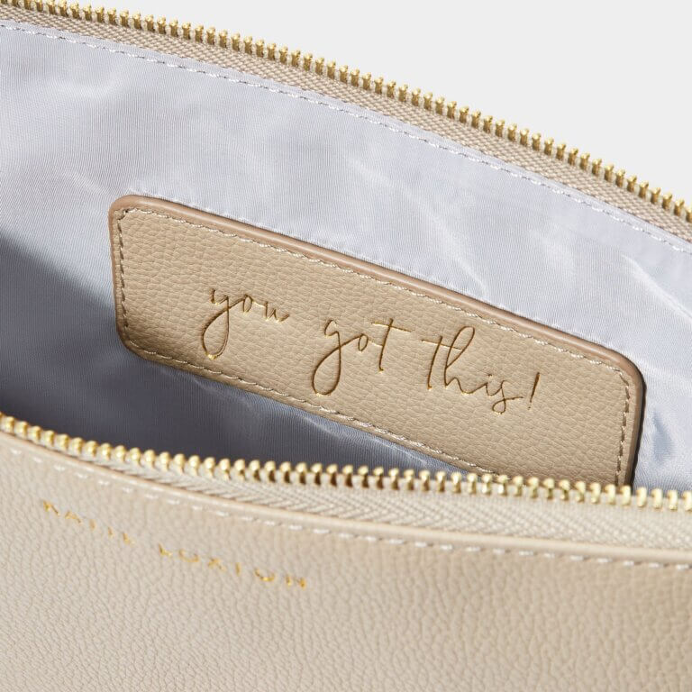 Baby Large Organising Pouch | Light Taupe