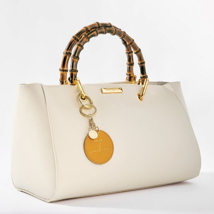 Avery Bamboo Bag | Off White