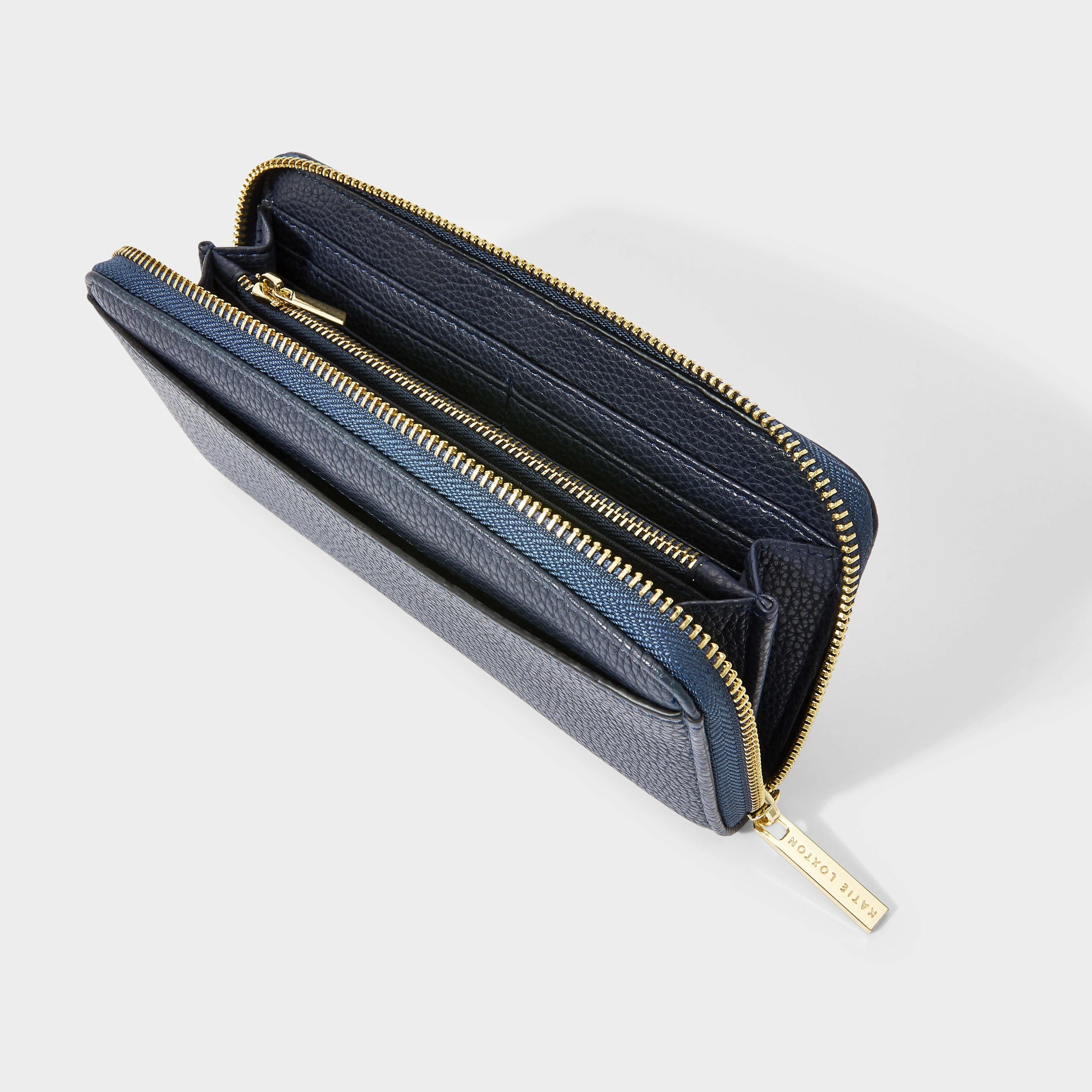 Cara Purse | Navy | 10 X 20 X 2.7cm