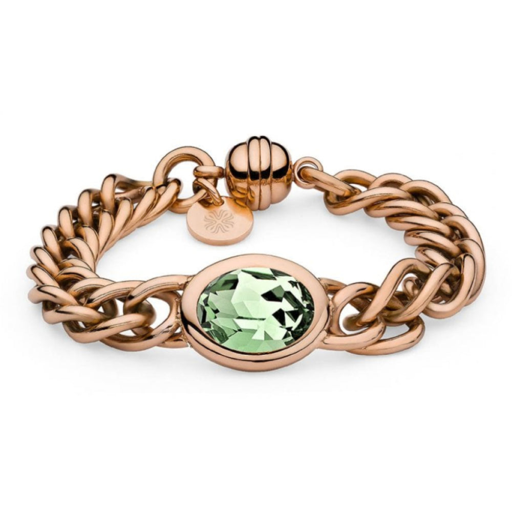Bracelet ''Tivola'' Big (Rg/P) Chrysolite