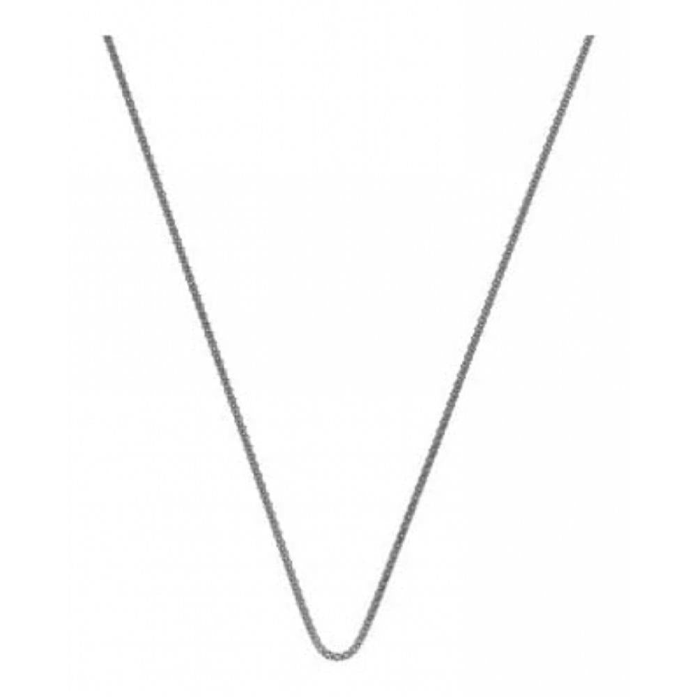 Sterling Silver 35" Popcorn Pattern Chain