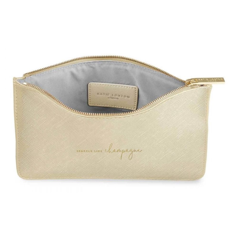 Perfect Pouch | Sparkle Like Champagne | Metallic Gold