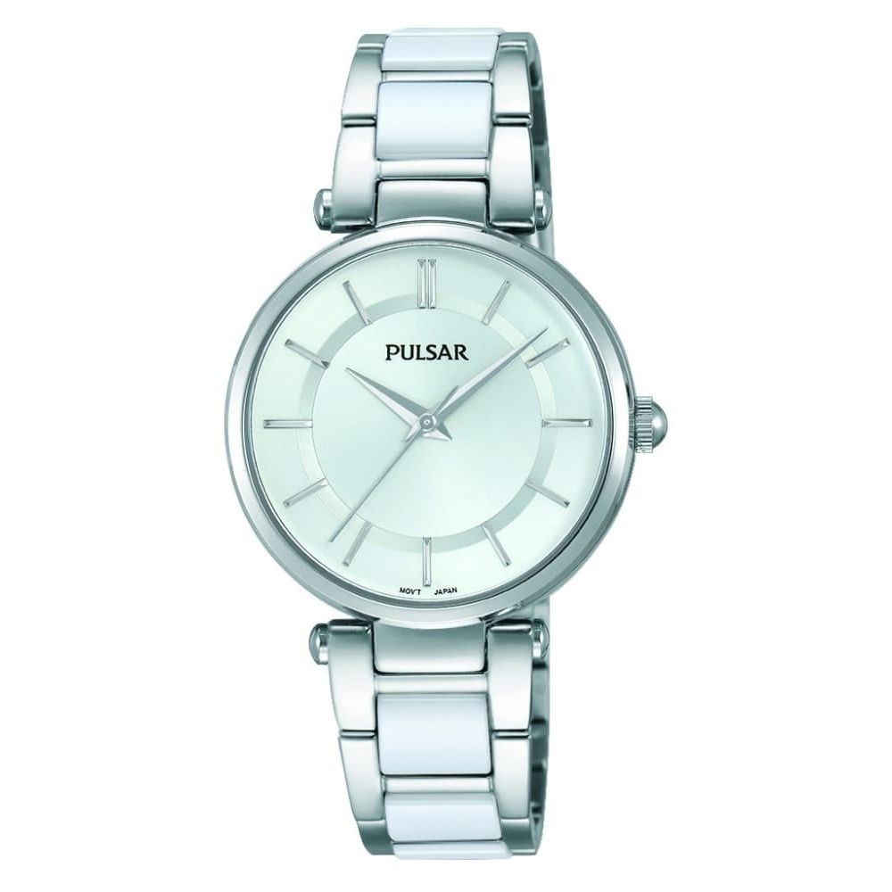 Womens Thin Two Tone Bracelet Watch