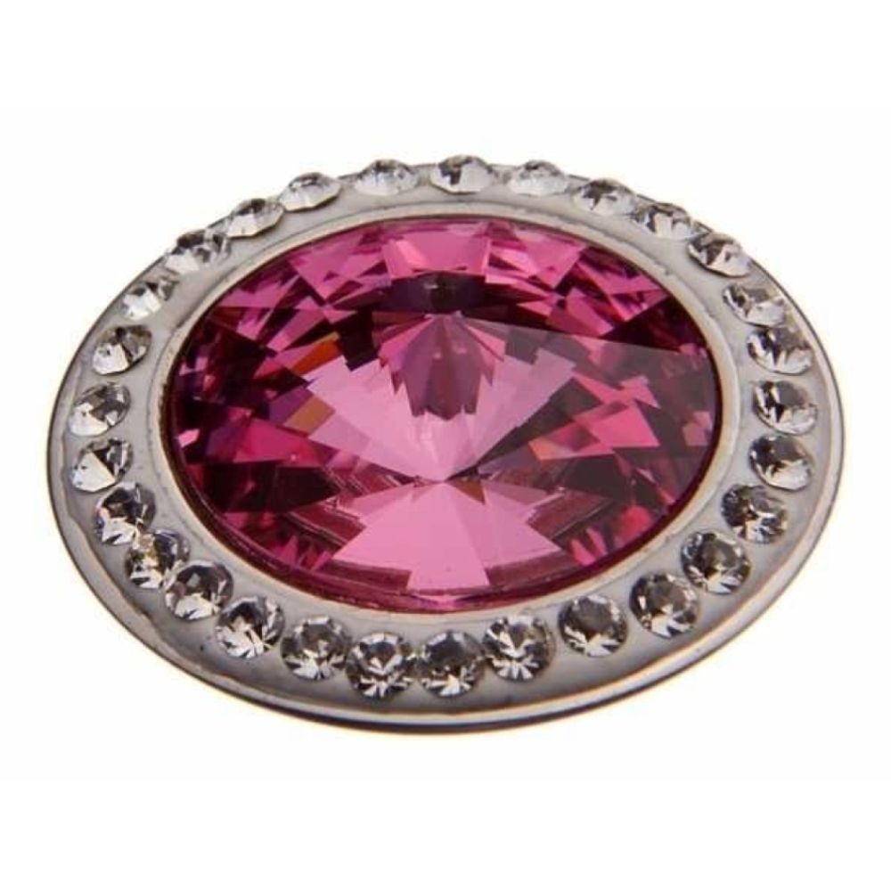 Famosa Silver 16mm Tondo Deluxe Ring Top Rose