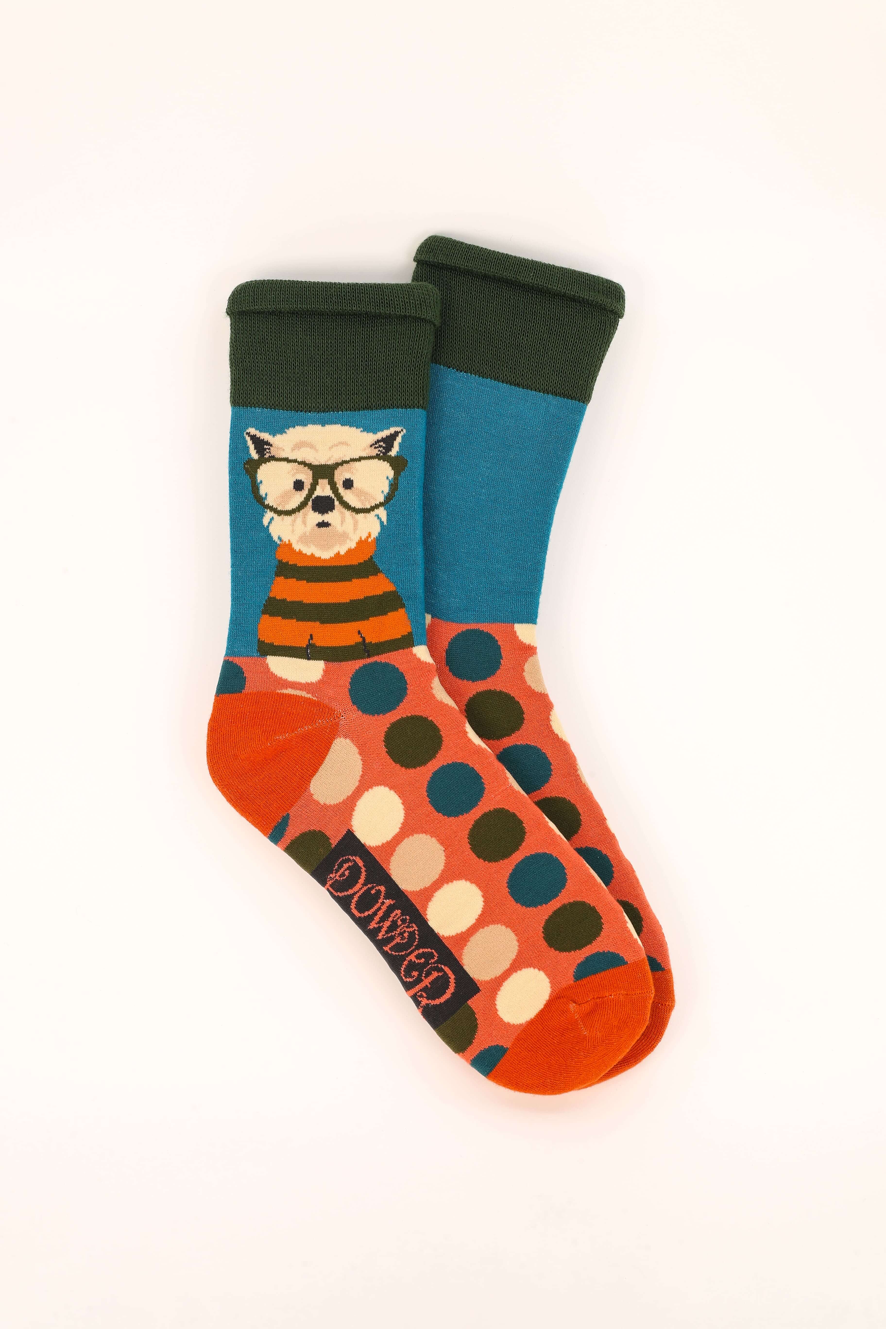 Men's Polka Dot Westie Socks