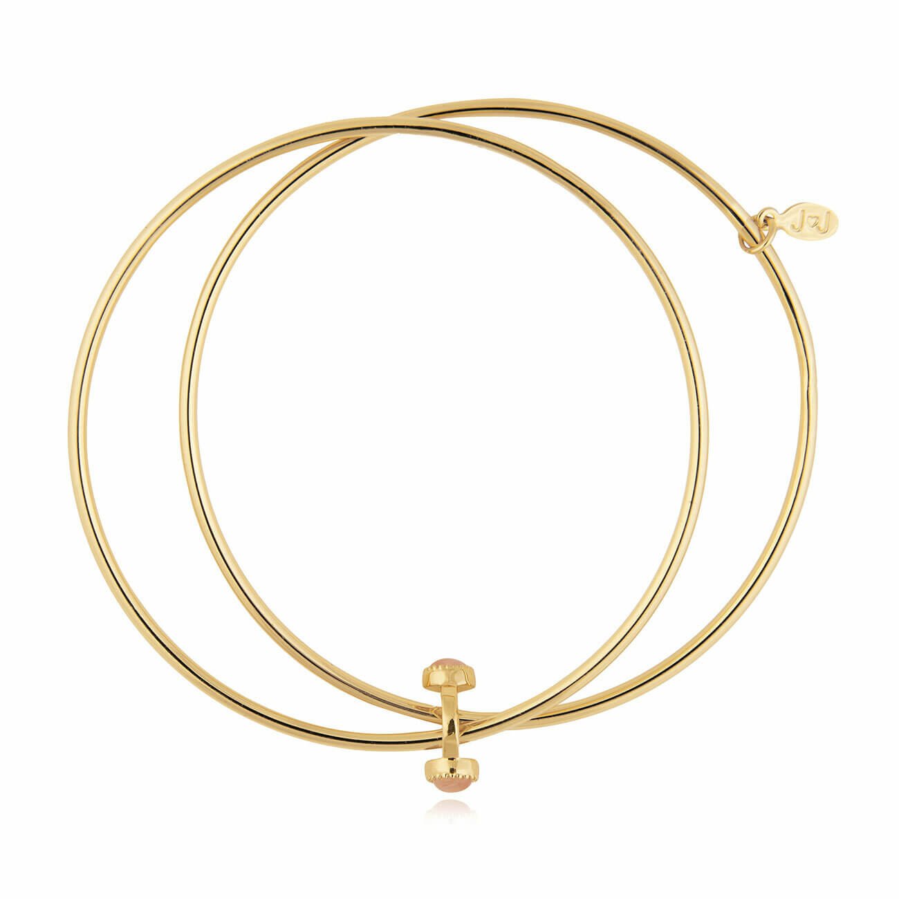 Capri Rose Quartz Bangle