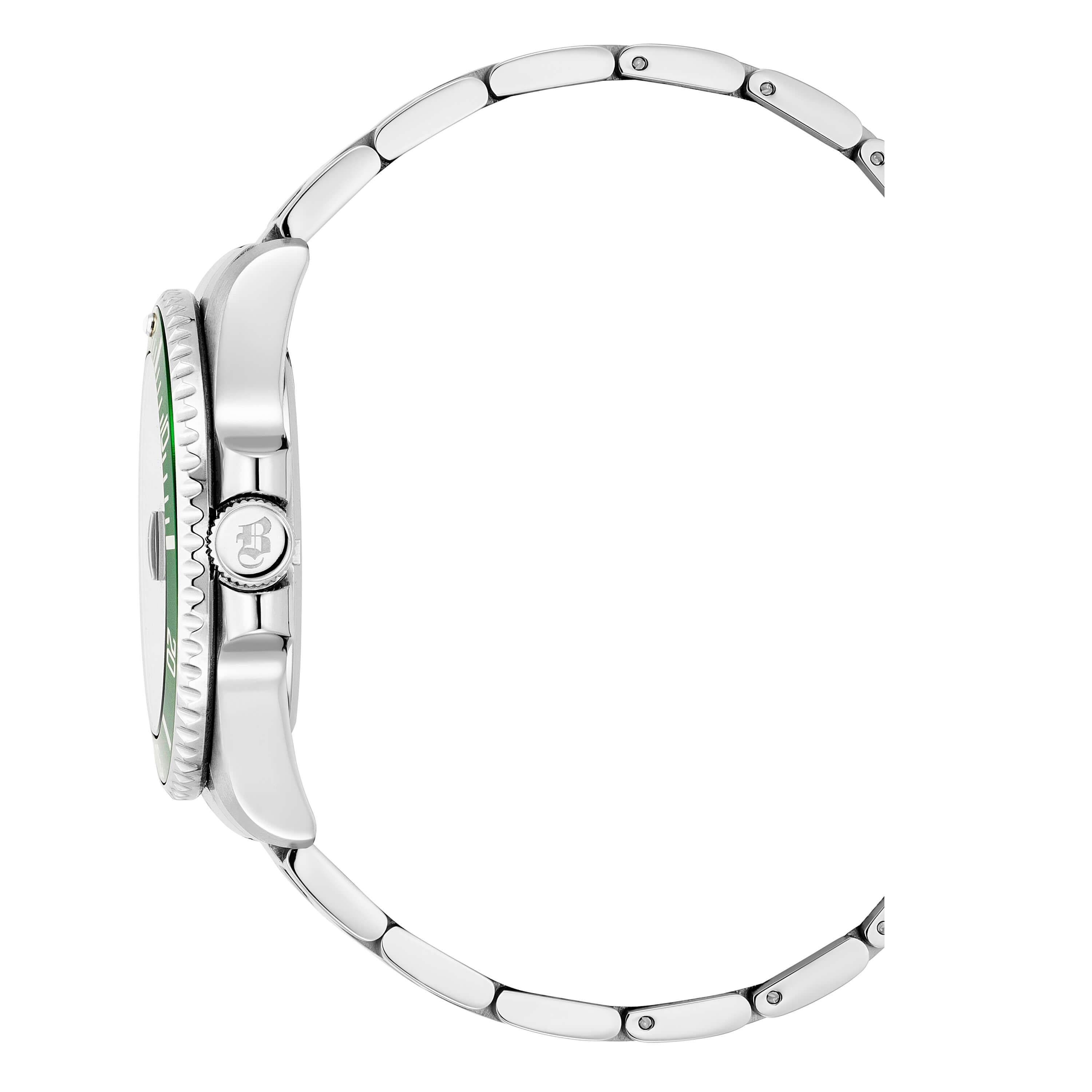 PRO SCUBA Green Dial With SS Bracelet Strap Gents Watch