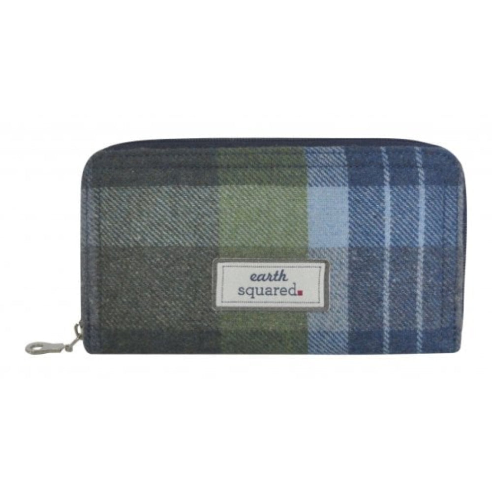 Coastal Blue Tweed Wallet