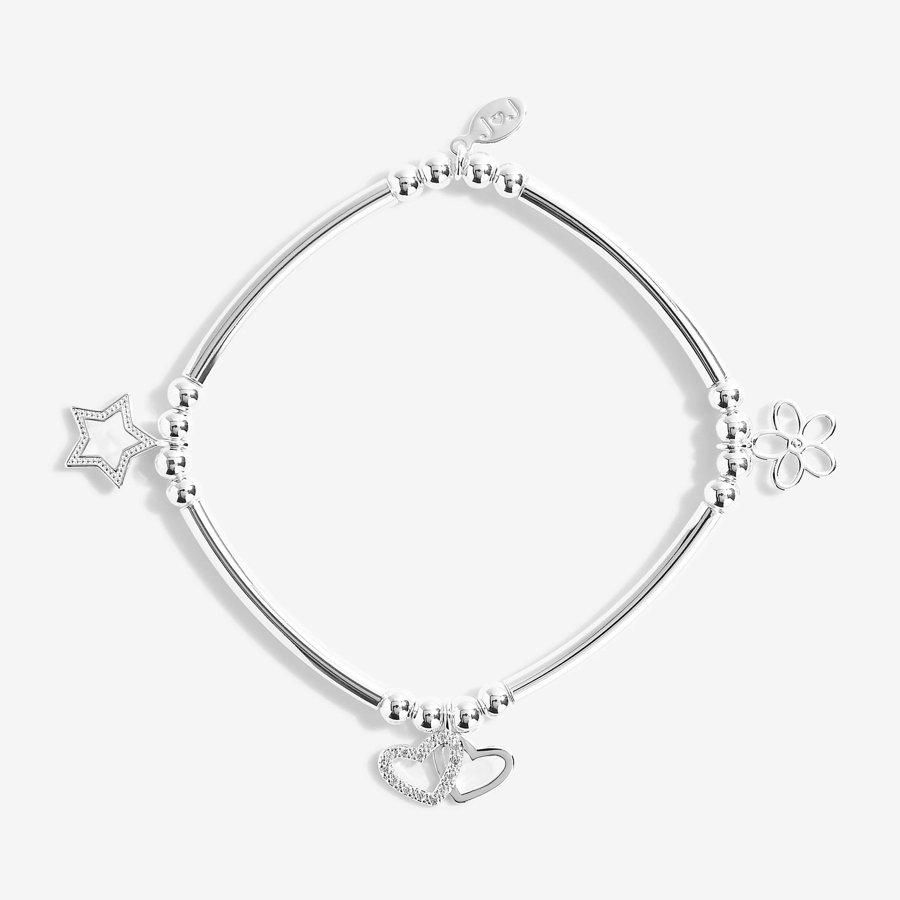 Life's A Charm | Friendship | Silver | Charm Bracelet | 17.5cm Stretch
