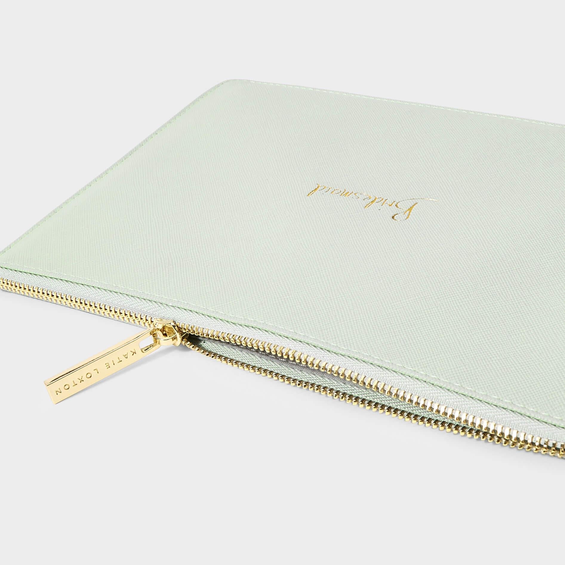 Bridal Perfect Pouch | Bridesmaid | Sage Green | 16 X 24 X 1.5cm