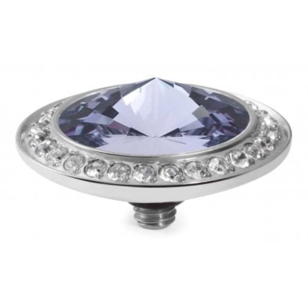Famosa Silver 16mm Tondo Deluxe Ring Top Lavender