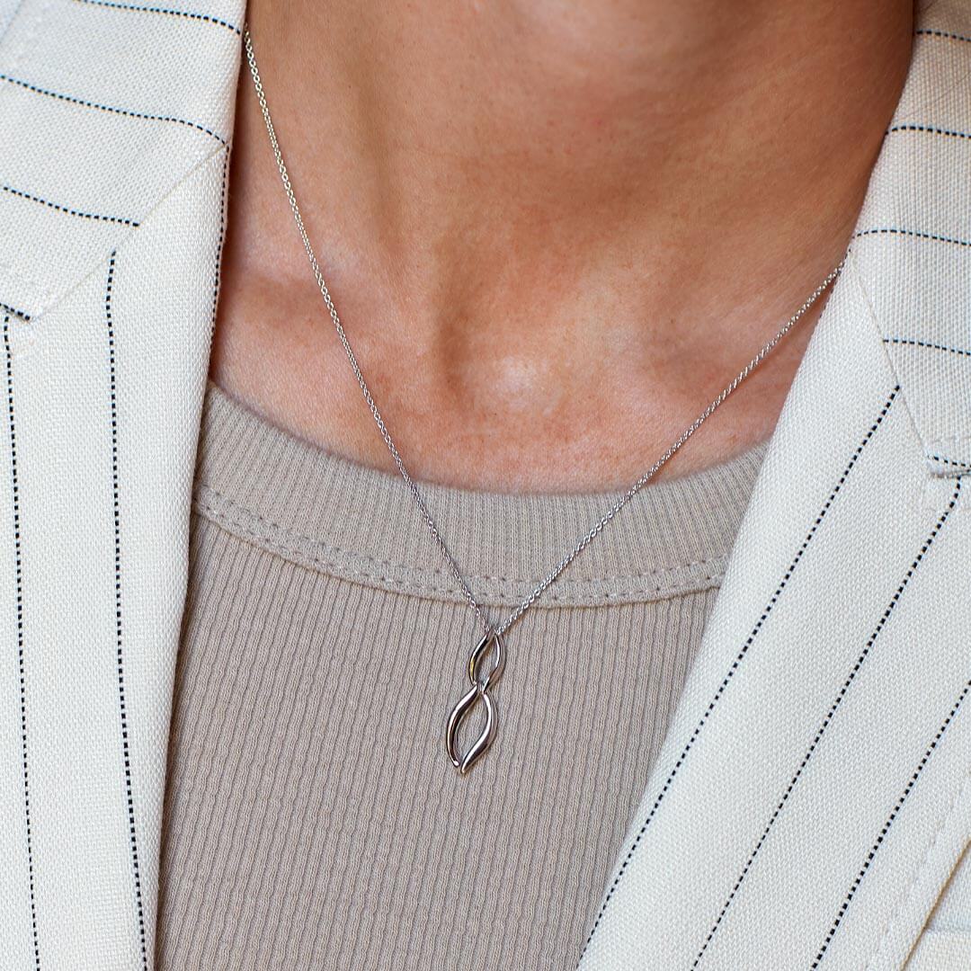 Entwine Twine Link Duo Link Necklace