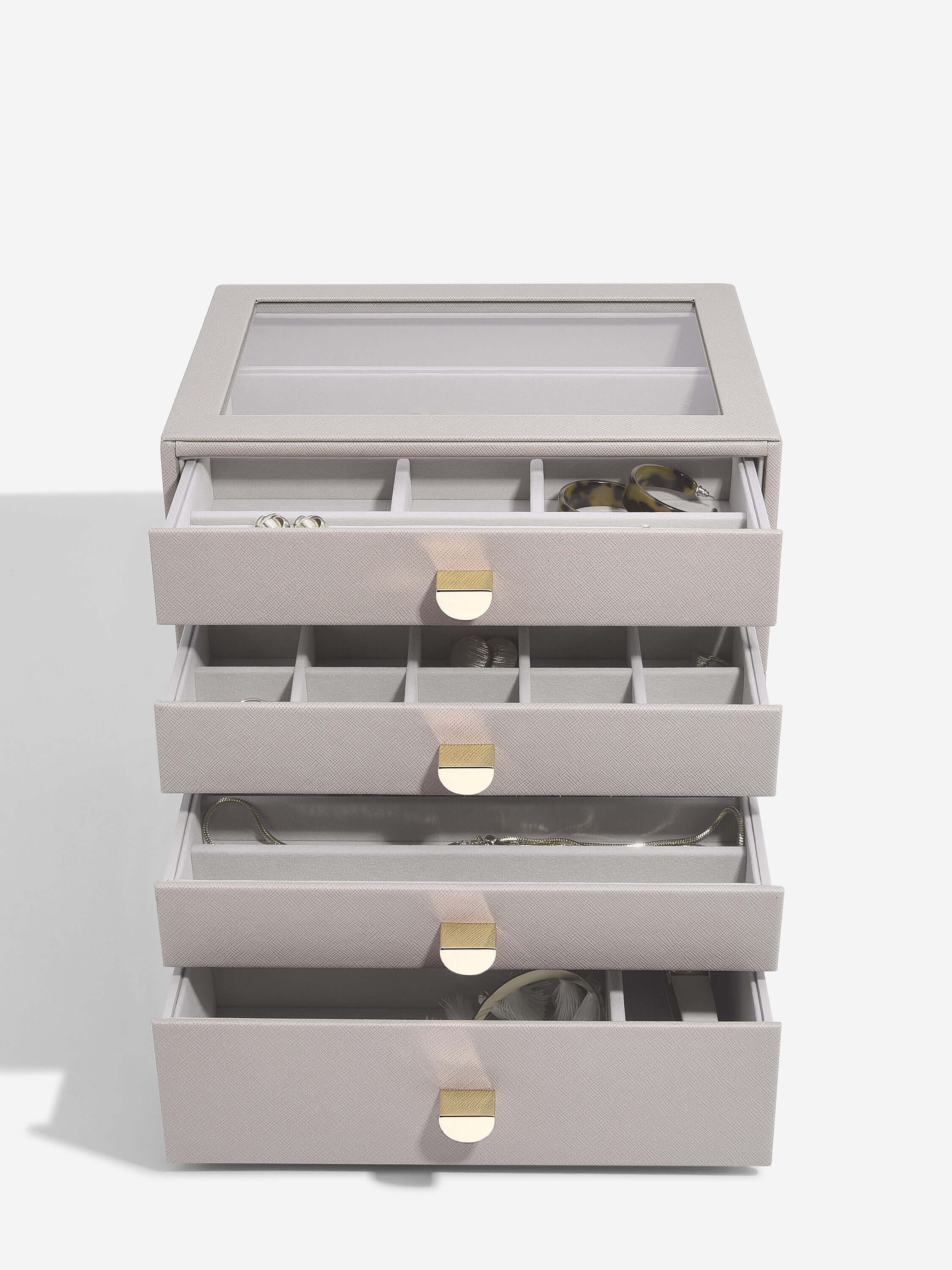 Taupe Classic Drawer Set Of 4