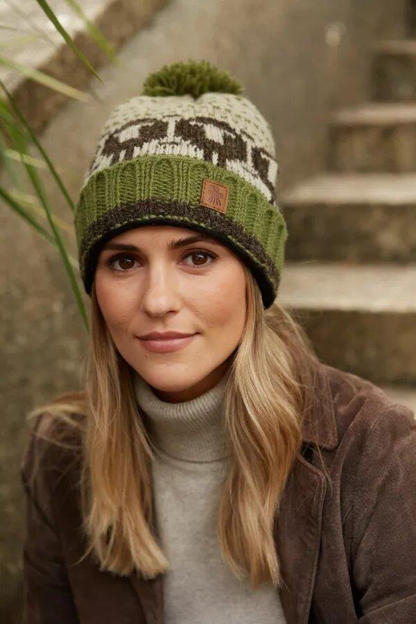 Herdwick Sheep Roll Back Bobble Beanie