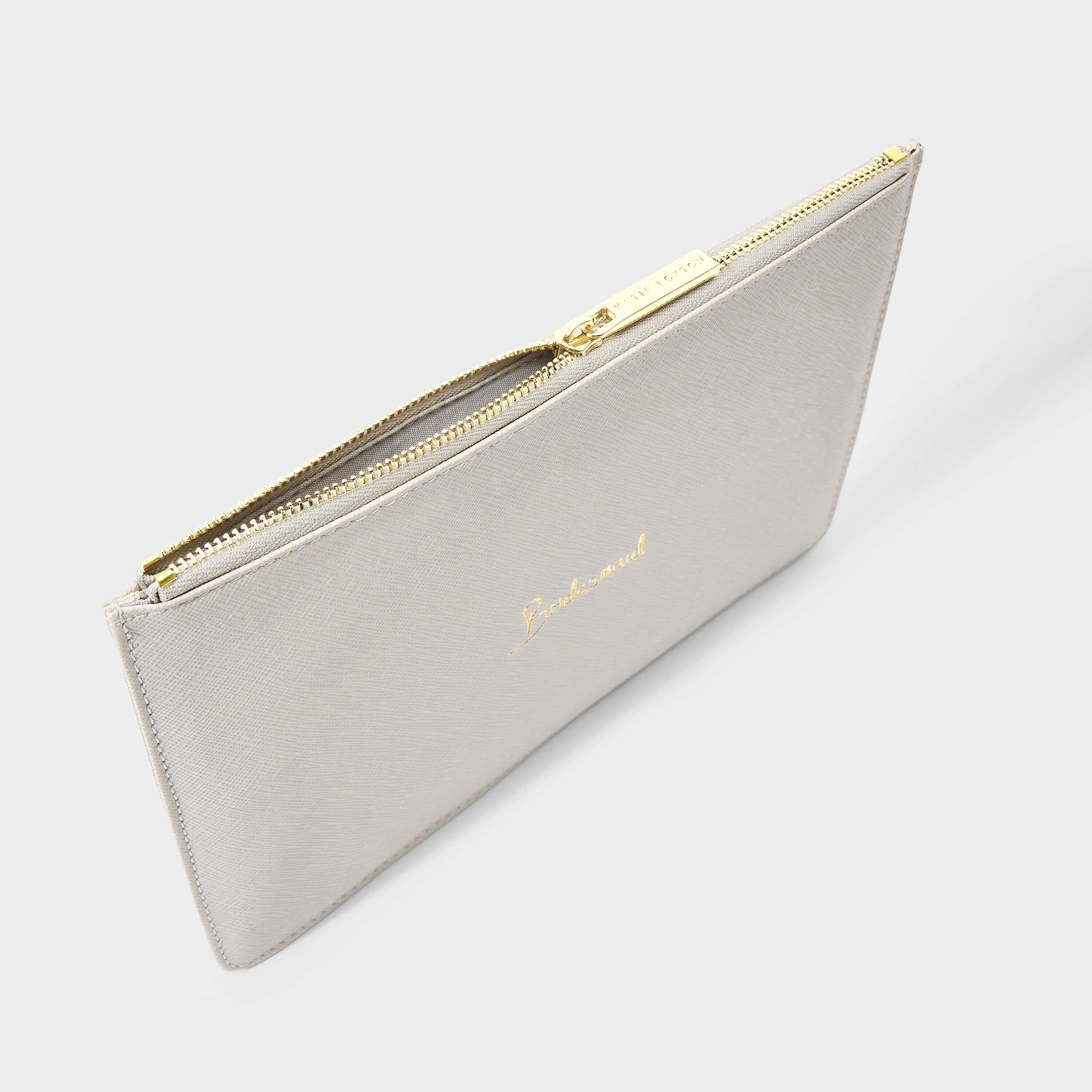Bridal Perfect Pouch | Bridesmaid | Dove Grey | 16 X 24 X 1.5cm