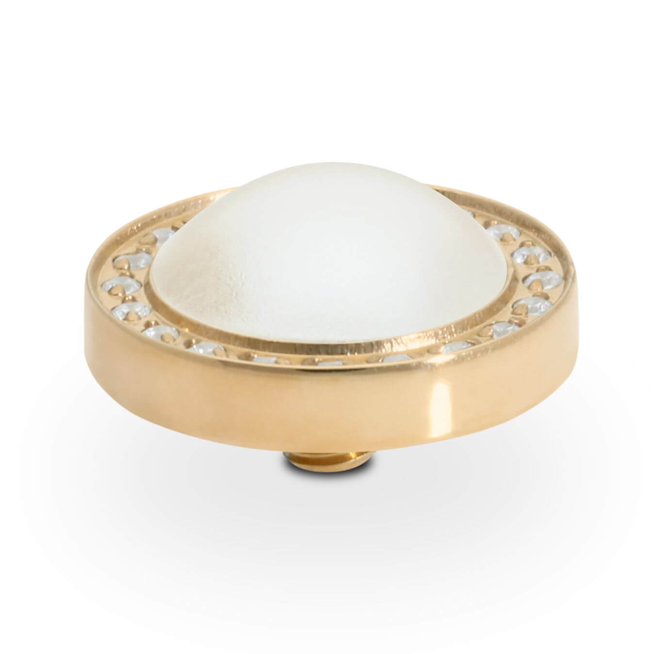 CANINO Deluxe (G/P) 10.5mm White Pearl Ring Top