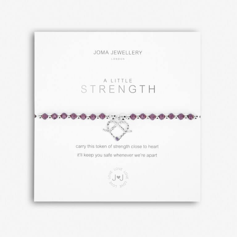 Colour Pop A Little | Strength | Silver | Bracelet | 17.5cm Stretch