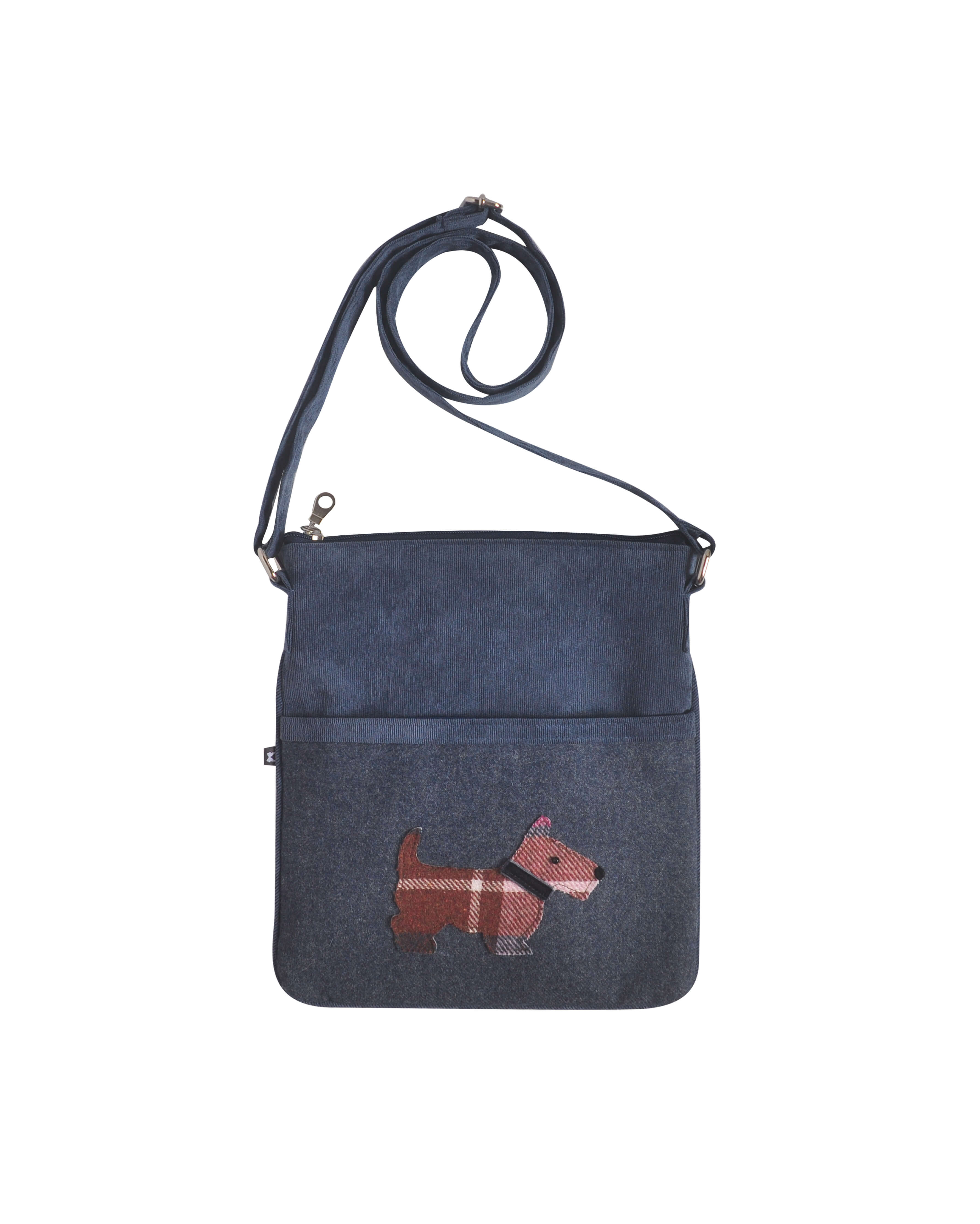 Scottie Dog Applique Block Bag