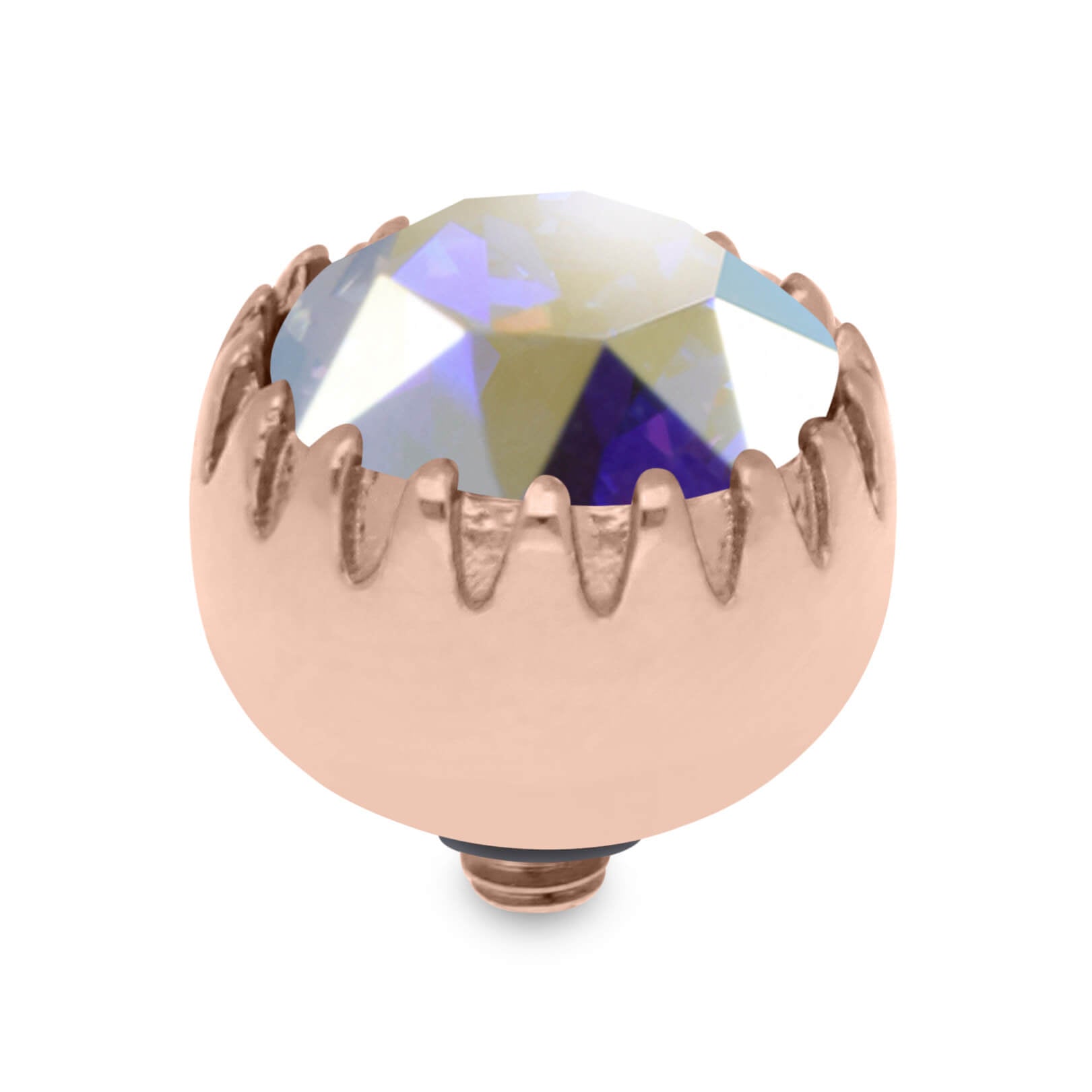London Big RG/P 10.5mm Crystal Aurora Boreale Top