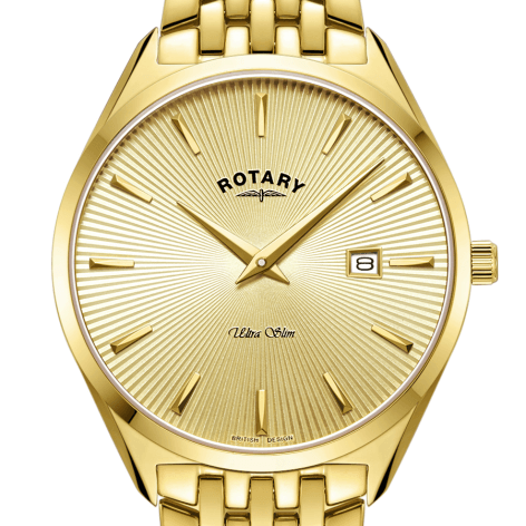 Gents Bracelet Watch Gold Plate