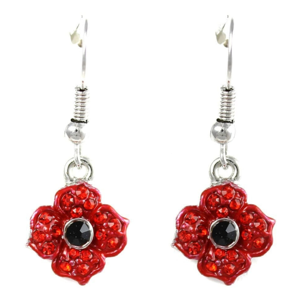 Poppy Drop Earrings 10mm