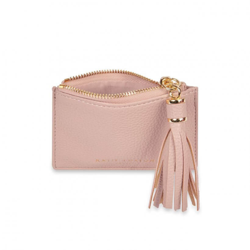 Sophia Tassel Coin/Card Purse | Pale Pink